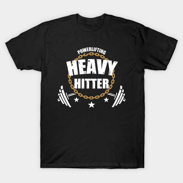 Powerlifting Heavy Hitter T-Shirt by Eugenex